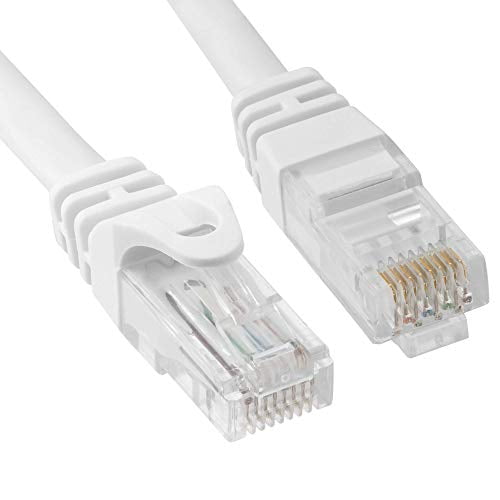 Cat6 Ethernet Cable Gold Plated Contacts Male to Male Patch Cord 75 ft Gray 2 Pack Cat6 Ethernet Cable Gold Plated Contacts Male to Male Patch Cord 75 ft Gray 2 Pack